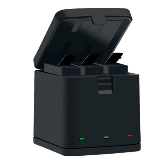 Battery Storage Box USB Charger Three Ports Charging for GoPro Hero 12 11 10 9 Black Action Camera Accessories