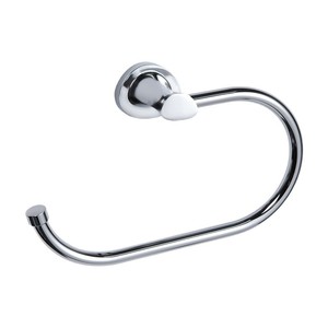 Walter Bath Hardware Set Chrome Six-Piece Wall-Mounted Towel Rack With Hooks And Soap Dish For Bathroom - Product Image 5
