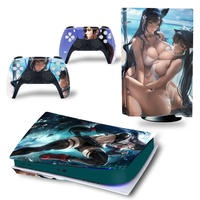 Autocollant Vinyle Personnalisé pour Protection de Console PS5 Entière