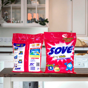 SOVE Offre Spéciale Usine <span class=keywords><strong>Marque</strong></span> Lessive Poudre 100g/200g/500g Direct Usine Prix Poudre Savon Détergent - Product Image 1