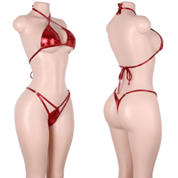 ODM Private Label Exotic Dance Wear Sparkly Chain Two-Piece Underwear G-String Festival Rave Dancer Outfits Nightclub Gear