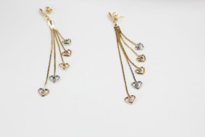 Pendientes <span class=keywords><strong>de</strong></span> Borla Bohemia BMZ 2025 con Baño PVD en 3 Colores Mezclados, 6*1CM, Venta al por Mayor, Pendientes Largos Coloridos - Product Image 5