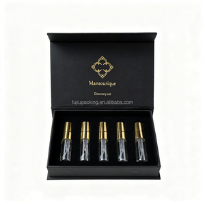 Mini Botella de Perfume Recargable de 2ml, 3ml, 5ml, 10ml, Atomizador de Muestra Original con Caja de Papel Kraft y Esponja - Product Image 5