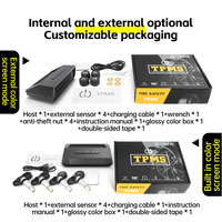 Système de surveillance de pression des pneus solaire sans fil TPMS, capteur universel TPMS, correspondance rapide, sans programmation, alarme de pression en temps réel pour voiture