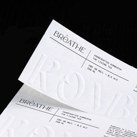 Autocollant découpé sur mesure, étiquette en papier gaufré 3D pour bouteille de vin, cosmétiques et emballages de marques cadeaux, certifié FSC
