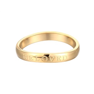 Vintage Curved <b>Ring</b> American Hipsters <b>Couple</b> Chain <b>Ring</b> Graceful Personality Fashion Flexible Chain Titanium Steel Wholesale - Product Image 1