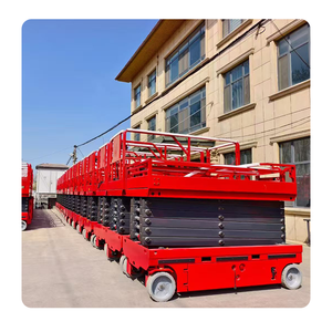 Portable Scissor Lift Desconto Preço Elétrico 4-16m Plataforma Aérea de Trabalho Elevador Móvel Scissor Lift para Armazém Com CE - Product Image 5
