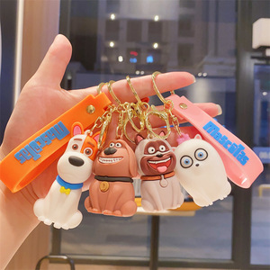 Llavero <span class=keywords><strong>de</strong></span> Peluche con Diseño <span class=keywords><strong>de</strong></span> Cachorro <span class=keywords><strong>de</strong></span> Dibujos Animados <span class=keywords><strong>de</strong></span> <span class=keywords><strong>la</strong></span> <span class=keywords><strong>Película</strong></span> '<span class=keywords><strong>La</strong></span> Vida Secreta <span class=keywords><strong>de</strong></span> las <span class=keywords><strong>Mascotas</strong></span>', Accesorio para Bolsos <span class=keywords><strong>de</strong></span> Hombre y Mujer, Llavero para Coche, Regalos al por Mayor - Product Image 3