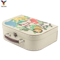 Boîte d'emballage cadeau pour bébé en carton papier mini valise avec impression personnalisée