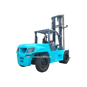 Carretilla elevadora de combustión interna 10 12 toneladas Precio con Marca Isuzu motor Carretilla elevadora diesel con posicionador de horquilla - Product Image 1