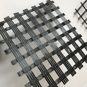 SDM Expressway Pavimento de asfalto Refuerzo de base suave <span class=keywords><strong>EGA</strong></span> Fibra de vidrio Geogrid Trenzado bidireccional de alta resistencia - Product Image 4