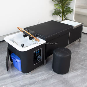 Multifunktion ales <span class=keywords><strong>Massage</strong></span> Shampoo Stuhl Kopf Spa Shampoo Bett mit Wassertank Benutzer definierte Wasser zirkulation Haar Shampoo Bett für Salon - Product Image 1