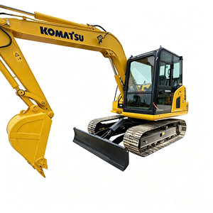 Mini-excavatrice Komatsu haute performance 7 tonnes PC70-8, unité d'occasion d'origine, roulement de pompe pour inspection vidéo, prix bas - Product Image 1
