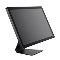 JJPOS JJ-1850 Sistema de Visualización Digital Inteligente para Pedidos de Cocina de 18.5 Pulgadas, Monitor KDS para Gestión de Restaurantes, Pantalla Capacitiva Multipunto