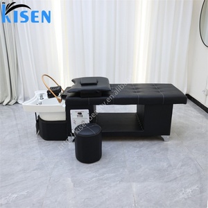 Table de massage japonaise Kisen pour salon de coiffure, lit de lavage de tête, thérapie capillaire, lit de massage thaïlandais - Product Image 3