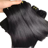 Lots de Cheveux Remy 10A 12A 15A en Gros, Non Traités, Bruts, à Trame Unique, Lisses Comme des Baguettes, Extensions de Cheveux Chinois