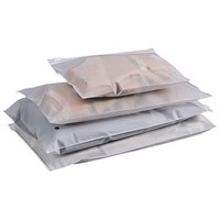 Sacs d'emballage pour vêtements imperméables avec logo imprimé personnalisé, fermeture éclair, pour t-shirts, chaussettes et chaussures - Sacs en plastique transparent mat givré