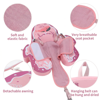 Flotteur de bain pour bébé non gonflable avec auvent amovible et siège réglable K7903Pro