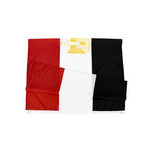 Prêt stock 100% polyester style volant double face 3 * 5ft Le drapeau égyptien - Product Image 2