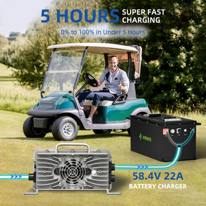 Batterie au lithium 12V 24V 48V 100Ah 200Ah, cellules de qualité A, 6000 cycles, longue durée de <span class=keywords><strong>vie</strong></span> avec BMS intelligent et contrôle par application, batterie de chariot de golf LiFePO4 - Product Image 6