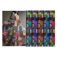 Rouleau de Tissu Imprimé Personnalisé en Rayonne Flammée, Motif Uni Coton Rayonne