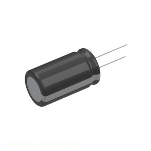 Condensador Original 16YXS470MEFC8X16 470 uF de Aluminio con Orificio Pasante, 470UF 20% 16V, Tipo TH Radial - Product Image 1