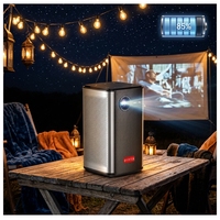 [Entrepôt SA/BR/RU/EU] BYINTEK P70 Meilleure Vente Projecteur de Poche à Batterie Autonomie 3 Heures DLP 4K Mini Android 9.0 Lumens Réels HIFI