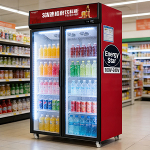 Frigorifero Espositore per Bevande Commerciale R290, Frigorifero Ecologico con Porta in Vetro e Certificazione CE per Supermercati - Product Image 6