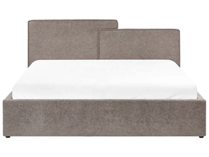 Lit ottoman en tissu <span class=keywords><strong>LAGARDE</strong></span> 180 X 200 cm (EU Super King) Taupe - Product Image 6