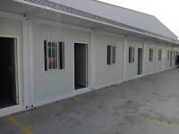 Maisons modulaires préfabriquées en conteneurs, type maisonnette, boutique, à plat, extensibles, empilables, à 2 étages, respirantes et épaissies