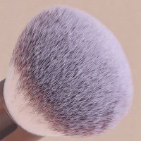 Pinceaux de maquillage professionnels Kabuki pour fond de teint et anticernes, pinceau de contour avec manche, design portable