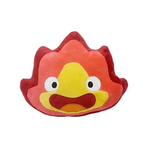 30cm Calcifer Fire Plush Toy Howl's Moving Castle Sofa Pillow Soft Stuffed Toy Doll Christmas Birthday Gift For Children