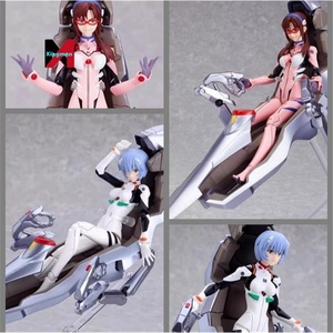 Evangelion Mari Illustrious Rei Ayanami Figma Anime Figuren set Gelenk modell Kit Pose-able Statue Geschenk - Product Image 2