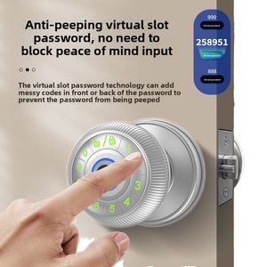 Tuya App truy cập từ xa thông minh cửa gỗ vân tay mật khẩu khóa cho Bluetooth cho văn phòng qua biên giới xuất khẩu - Product Image 4