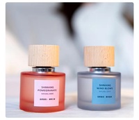 Bouteilles de parfum vides personnalisables 50 ml 100 ml, flacons de parfum arabes bleus pour hommes, bouteilles d'huile de parfum Atar arabe