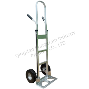 500lbs Capacity Industrial Aluminum Platform <strong>Folding</strong> <strong>Dolly</strong> 10inch Wheels OEM <strong>Hand</strong> <strong>Truck</strong> Cart for Storage &amp; Shopping - Product Image 1