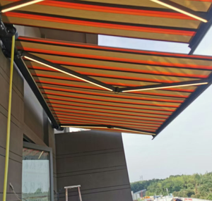 <span class=keywords><strong>Toldo</strong></span> retráctil para exteriores motorizado con brazo plegable parasol al por mayor <span class=keywords><strong>toldo</strong></span> de casete completo con luz LED - Product Image 3