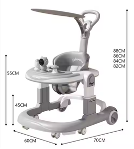 Marche-bébé multifonctionnel réglable <span class=keywords><strong>de</strong></span> haute qualité pour filles, pliable, design voiture en plastique, certifié - Product Image 5