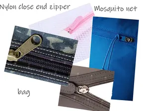 Customized Highquality 5# Reverse Type Up Down Close End Garments Accessories Zipper Nylon Closures Nylonzipper 14cm