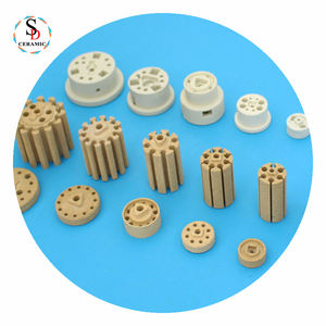 Tubi ceramici della Cordierite dei fori multipli industriali refrattari ad alta resistenza al calore del produttore - Product Image 1
