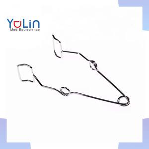 Kimia Lab besi tabung uji penjepit logam kuat penggunaan laboratorium tabung uji penjepit digunakan untuk menahan tabung uji - Product Image 1