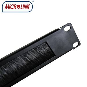 1U 2U Tipo de cepillo Gestión de cables en blanco 19 "Rack Gabinete Accesorios cepillo placa Organizador de cables Cepillo Panel de <span class=keywords><strong>marea</strong></span> - Product Image 4