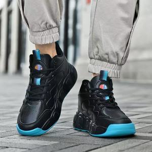 2025 gran tamaño grande 39-52 suela gruesa estilo baloncesto <span class=keywords><strong>Snickers</strong></span> cuero deporte correr zapatillas para hombres zapato para caminar - Product Image 6