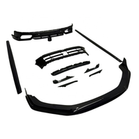 Kit carrosserie de haute qualité en fibre de carbone sèche style OC pour Porsche Panamera 976 : Lame avant, calandre de pare-chocs avant, jupes latérales, diffuseur arrière