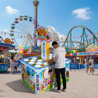 Machine de jeu interactive pour deux joueurs, mini Whack-a-Mole, avec grue, son et lumière, fonctionnant à pièces, jeu de frappe au marteau, pour enfants et adultes, à usage intérieur