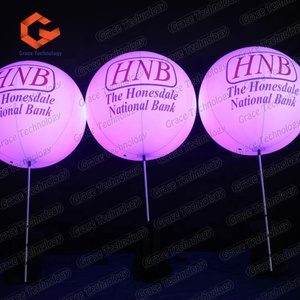 Globo Inflable Publicitario con Luz LED, Trípode Inflable Colorido con Impresión de Logotipo - Product Image 3