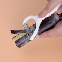 Verstelbare Roestvrijstalen Mes Keukenschiller Duurzaam Plastic Fruit Groente Gereedschap Handmatige Bediening Anti-Stick Gemakkelijk Schoon Te Maken