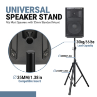 [Stock CN] Support de Haut-Parleur Professionnel en Métal Accuracy Stands SPS003SL-P