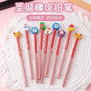 Saint Dane Elements Christmas Pencil Set HB With Eraser Wooden Core For Kids Students <b>Gift</b> <b>Stationery</b> - Product Image 1