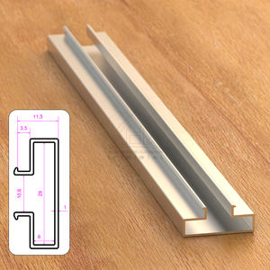 Desain baru Slatwall aksesoris Slot profil saluran aluminium - Product Image 5